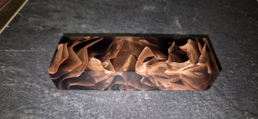 Black Copper Mesh Stripes 